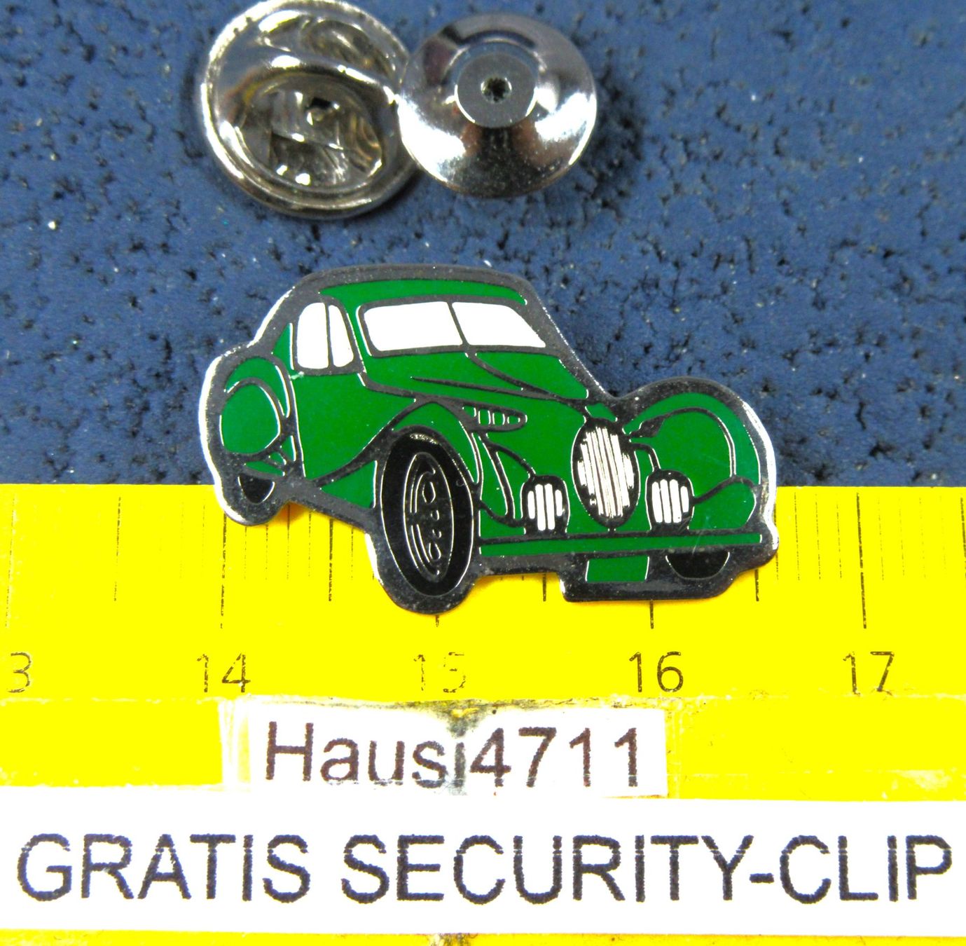Plaketten & Abzeichen: TALBOT AUTO PIN GLASIERT KLEIN-FEIN-EDEL MIT SECURITY-CLIP – Gebraucht aus Ettingen von Hausi4711