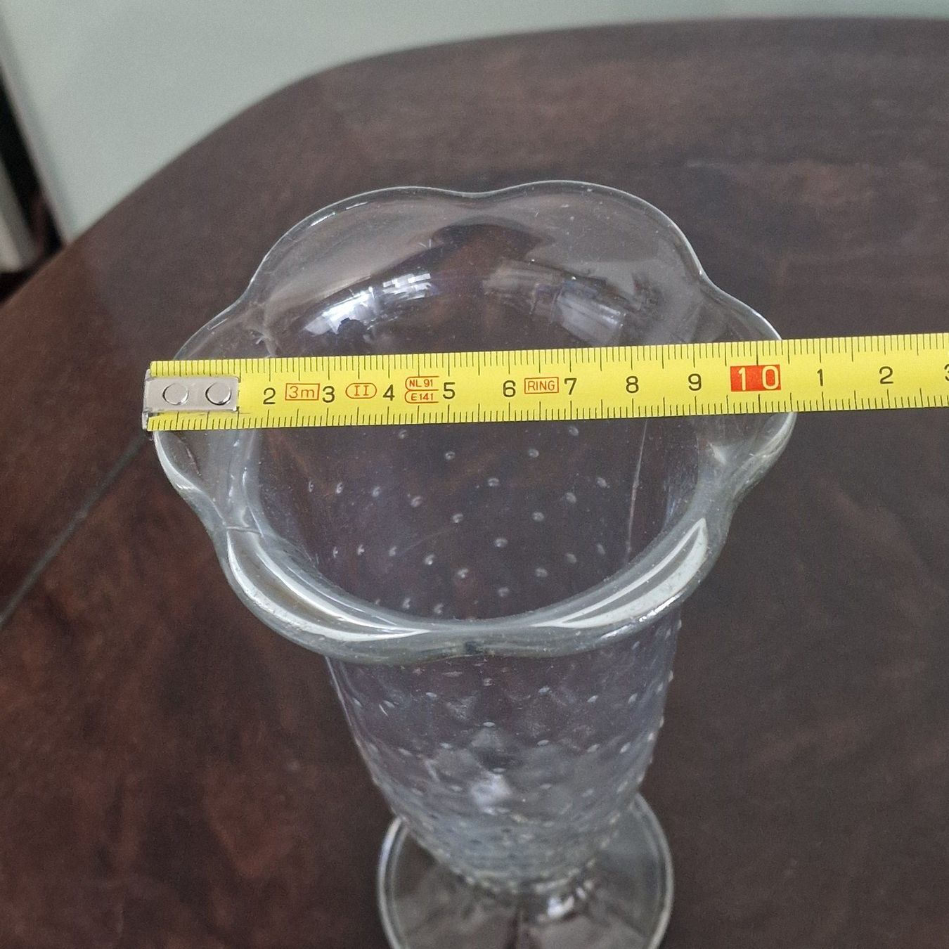 Vasi & Recipienti: Dekorative Vintage-Glasvase mit Blasenmuster – Usato da Birr venduto da dem_9xtm 6