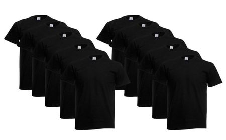 Fruit of the Loom SCHWARZ Gr. M 10 Pack