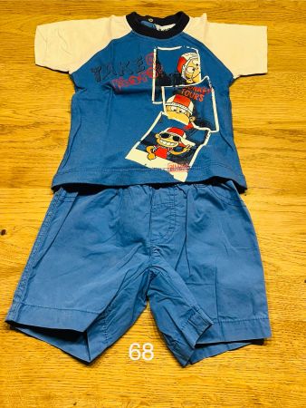 T-Shirt und kurze Hosen Grösse 68