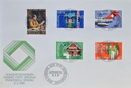 9.3. 1981 FDC ET VOLL RAR!! -> unter Postpreis !