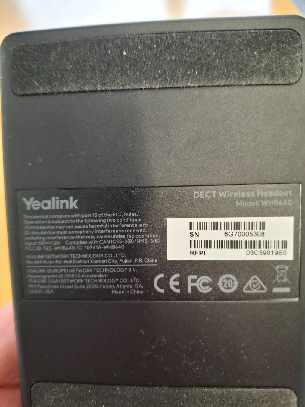 Yealink Cuffie: 018 (2x) Yealink Wireless Headset – Usato da Derendingen venduto da Meisterstuecke 5
