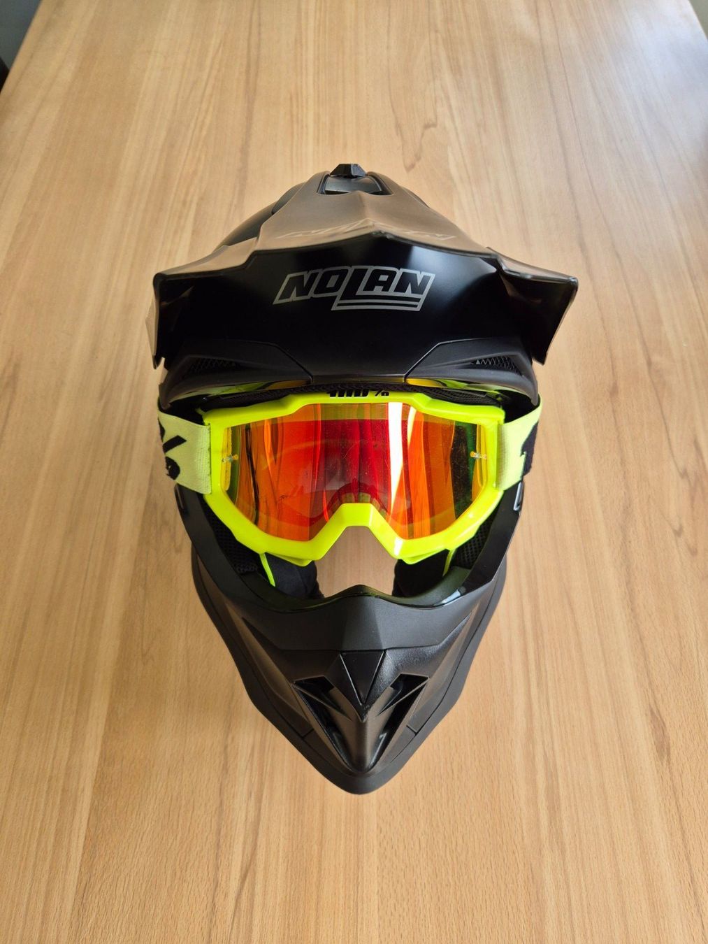 Caschi & visiere: Motorradhelm mit Cross Brille – Usato da Domat/Ems venduto da palfier14
