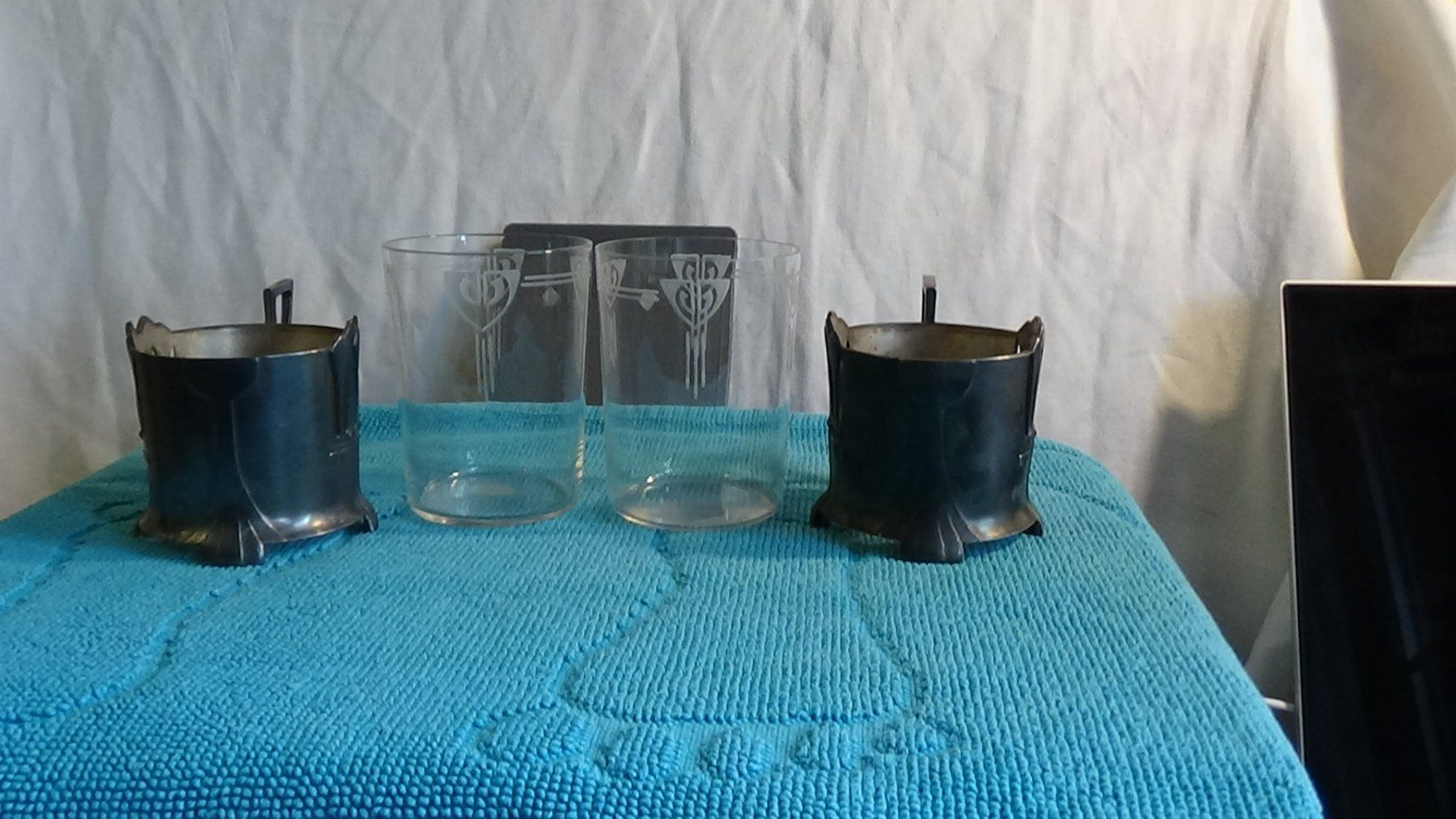 Tazze: Jugendstil Teetassen mit Halter WMF – Usato da Wiedlisbach venduto da Bobesch10 1