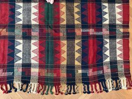 Asien Kaukas Kelim Flachgewebe ca.1920 332x200cm top Zustand