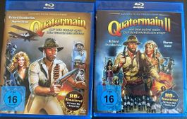 2 Blu-rays Quatermain 1+2 Abenteuerfilme HD Sharon Stone ...