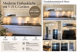 Moderne Einbauküche mit V-ZUG Geräten – sehr gepflegt