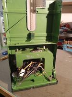 ELNA Supermatic Nähmaschine, Vintage, grün, mit Koffer