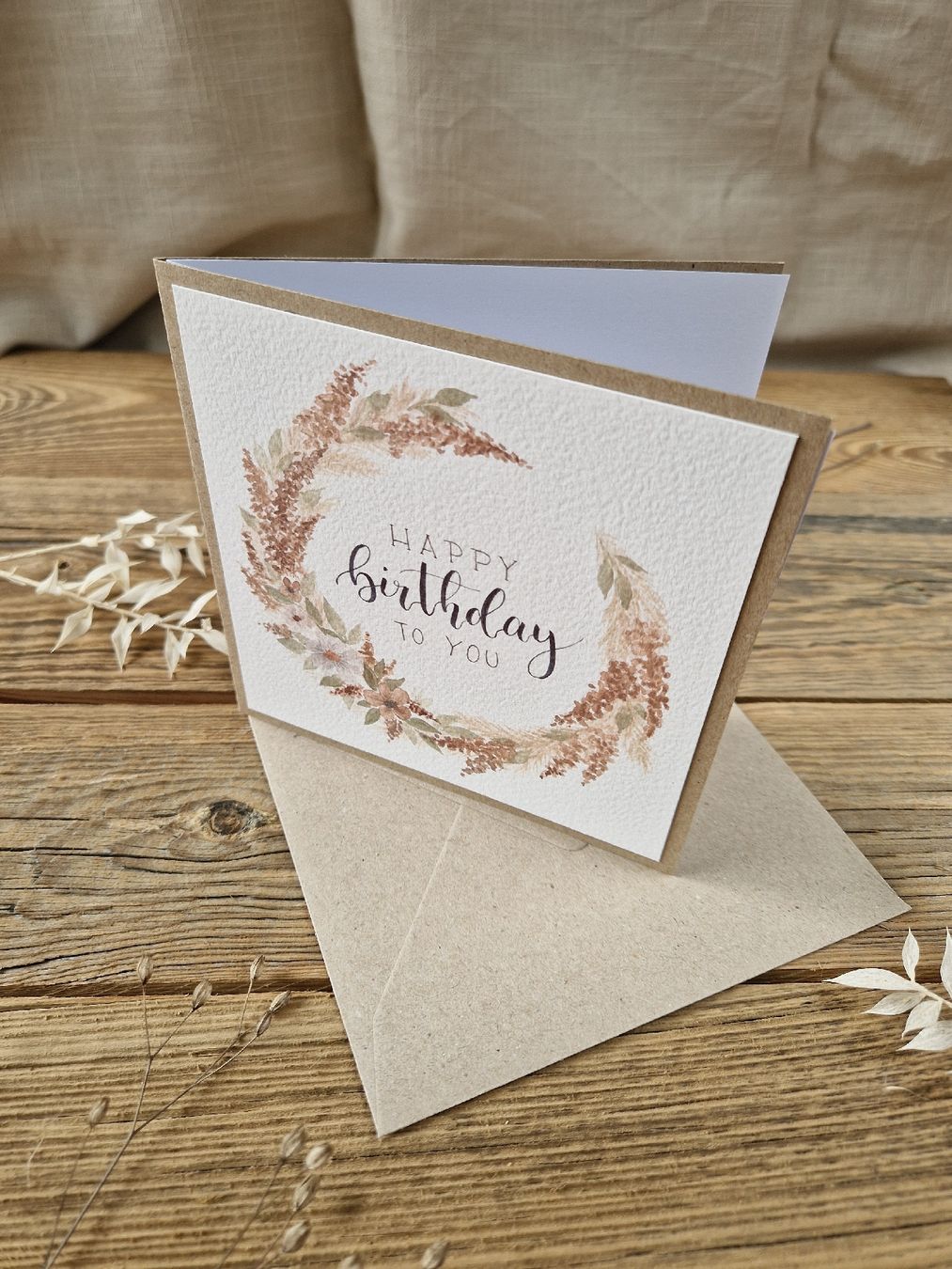 Cartoline: Handgemachte Grusskarte- Happy Birthday – Nuovo e nell'imballaggio originale da Grosshöchstetten venduto da sim_t9dc 2