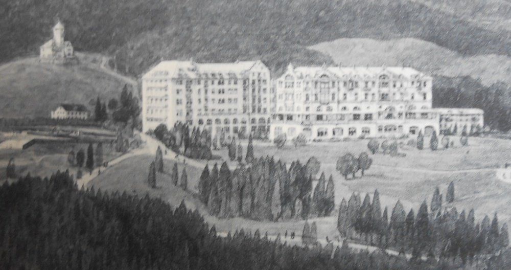 Incisioni: Vulpera - Tarasp. Grossformatige Ansicht von ca 1900. – Usato da Basel venduto da Domba 2