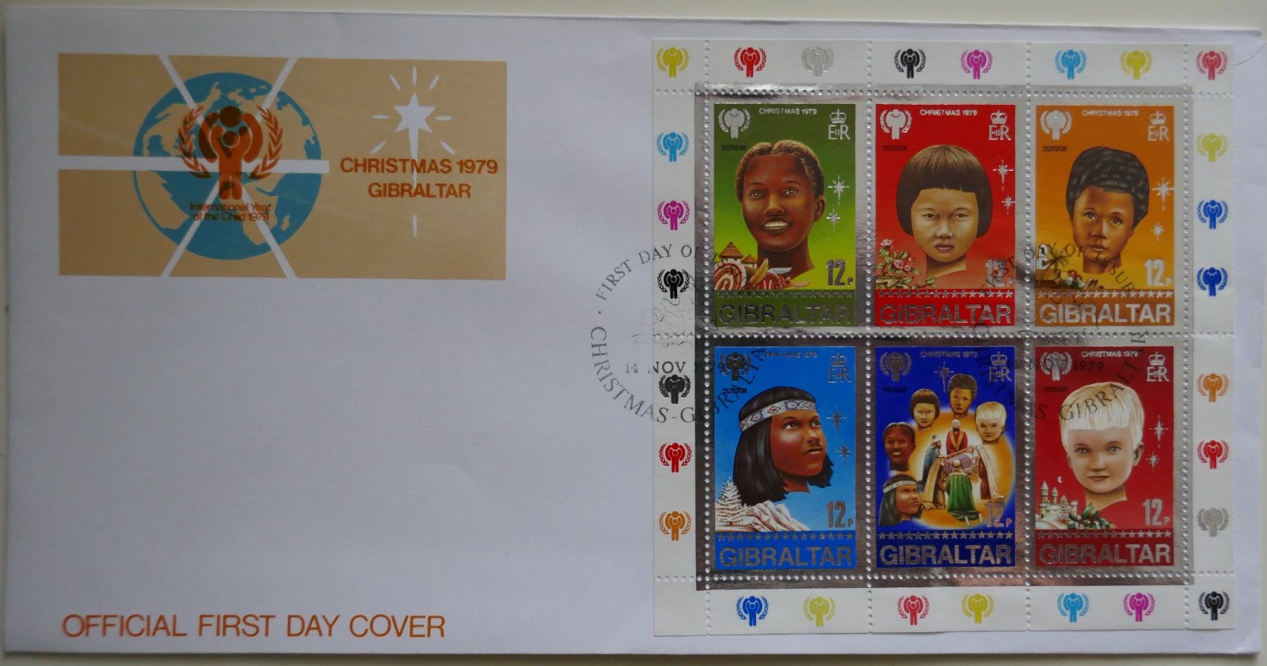 Alle Briefmarken: Gibraltar 1979 FDC / ET/** Bogen tadellos. – Gebraucht aus Möhlin von PHILABARTIS 1