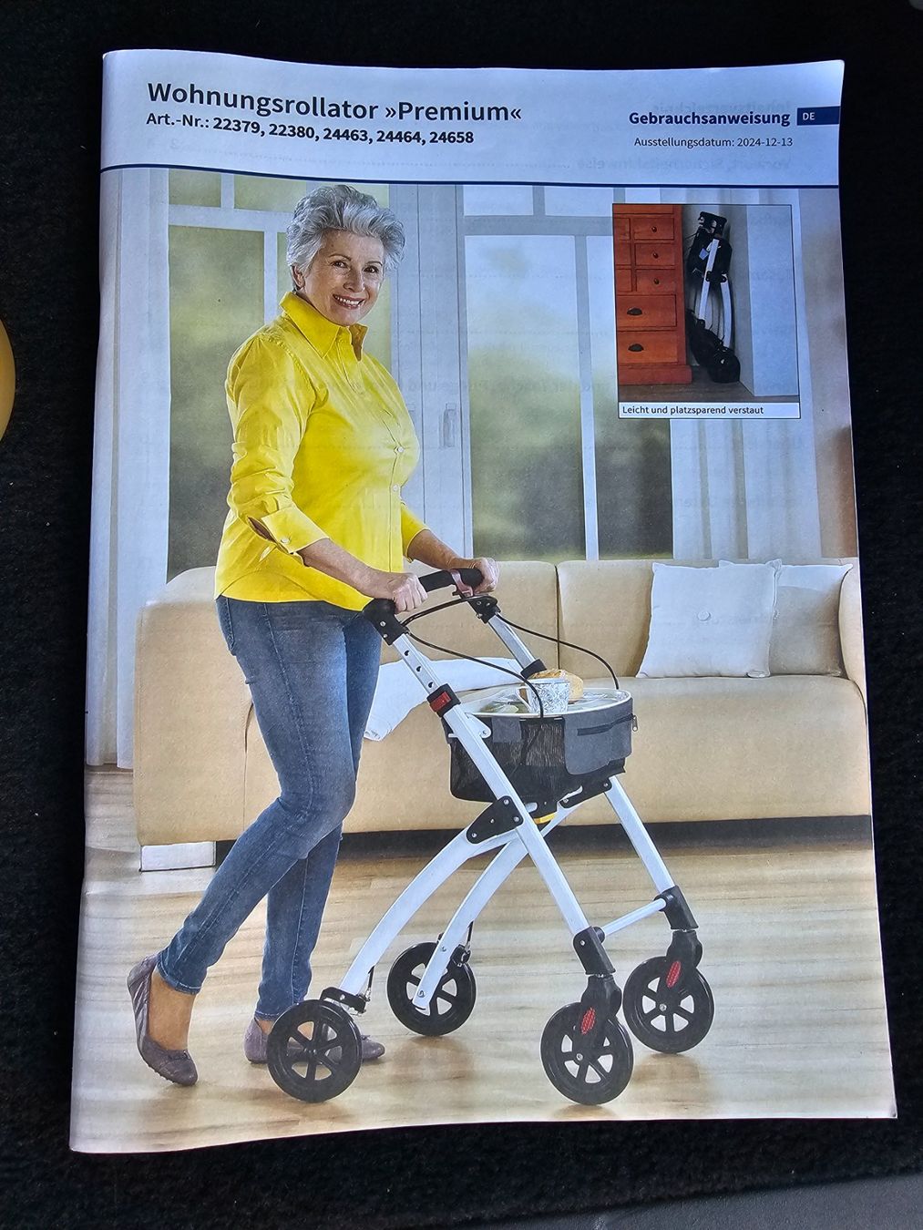 Ausili per la deambulazione: Rollator Wohnungsrollator Premium, Neu in Originalverpackung – Nuovo e nell'imballaggio originale da Küsnacht ZH venduto da _icy_ 2