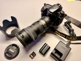Digitalkamera Nikon D810 mit 70-200 2.8 VR