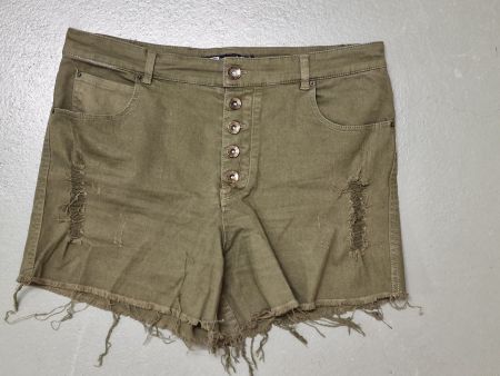 Highwaist Kurzhose von FB Sisters, khaki, Gr XL !eher L!