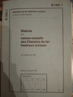 Règlement CFF, R143.1