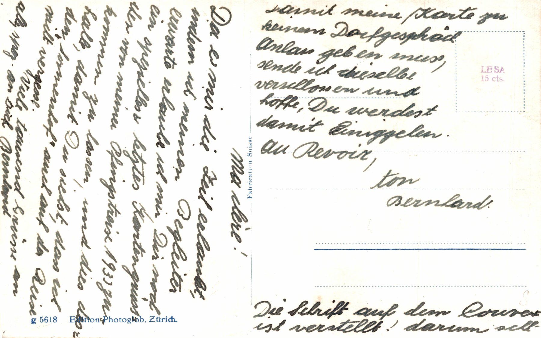 Cartoline postali: Aarau. Totalansicht – Usato da Bronschhofen venduto da Astore 1