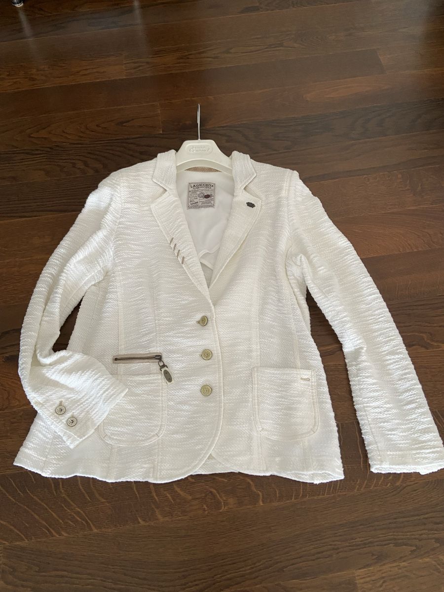 Jacken: Blazer Jacke, weiss, Grösse 40 – Gebraucht aus Stein am Rhein von Esthi.05 1