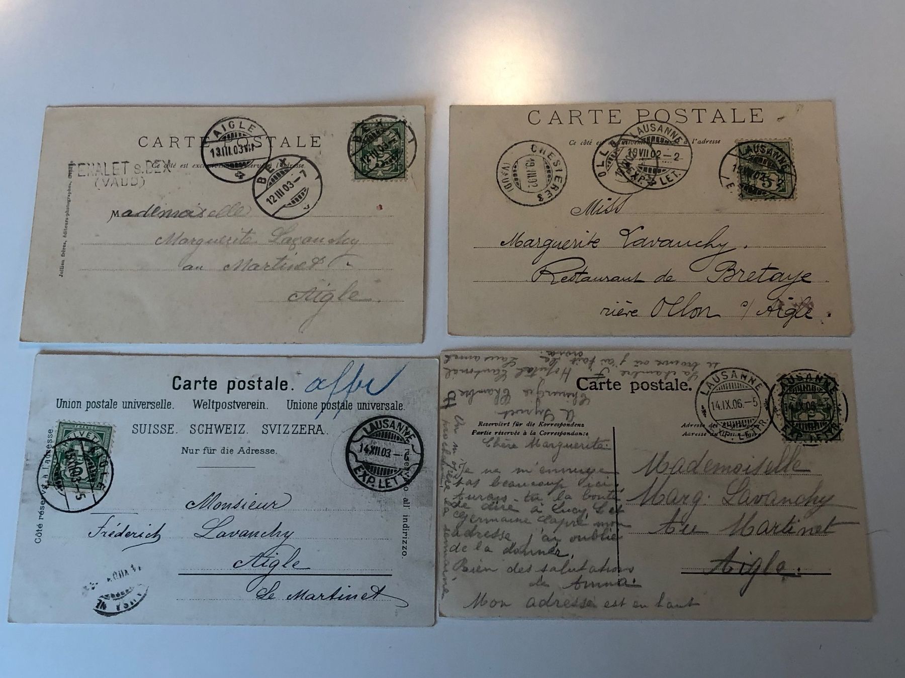 Cartoline postali: 10 antike Ansichtskarten LAUSANNE & VAUD – Usato da Lufingen venduto da Rac0 1