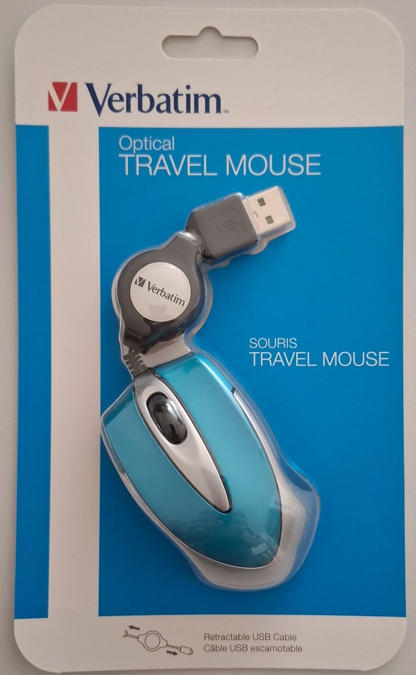 Mouse: Verbatim Go Mini Optical Travel Mouse – Nuovo e nell'imballaggio originale da Aarau venduto da toni1954