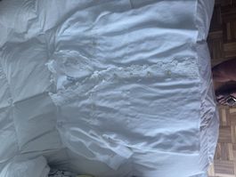 Chemise femme blanche dentelle taille S bon état