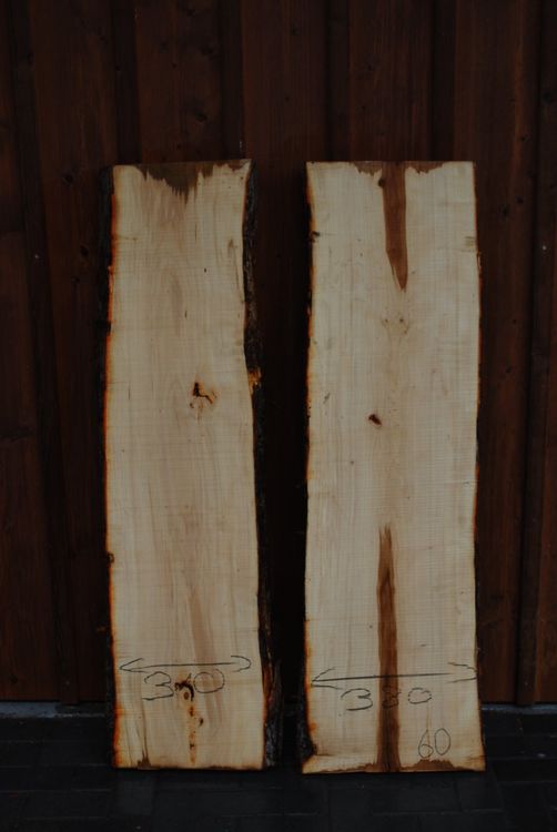 Articoli in legno: Apfelholzbretter Nr. 1 / 60mm, 2 Stück – Nuovo (secondo la descrizione) da Waldkirch venduto da bauprofi87
