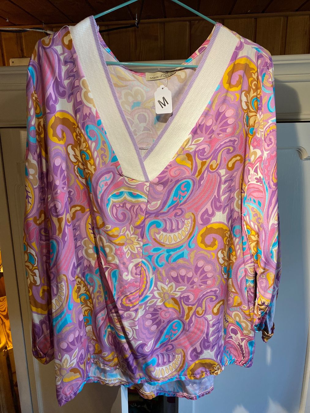 Vestiti: BLUSENKLEID LILA-BUNT – Nuovo e nell'imballaggio originale da Meienried venduto da ManuelaBoutique 1