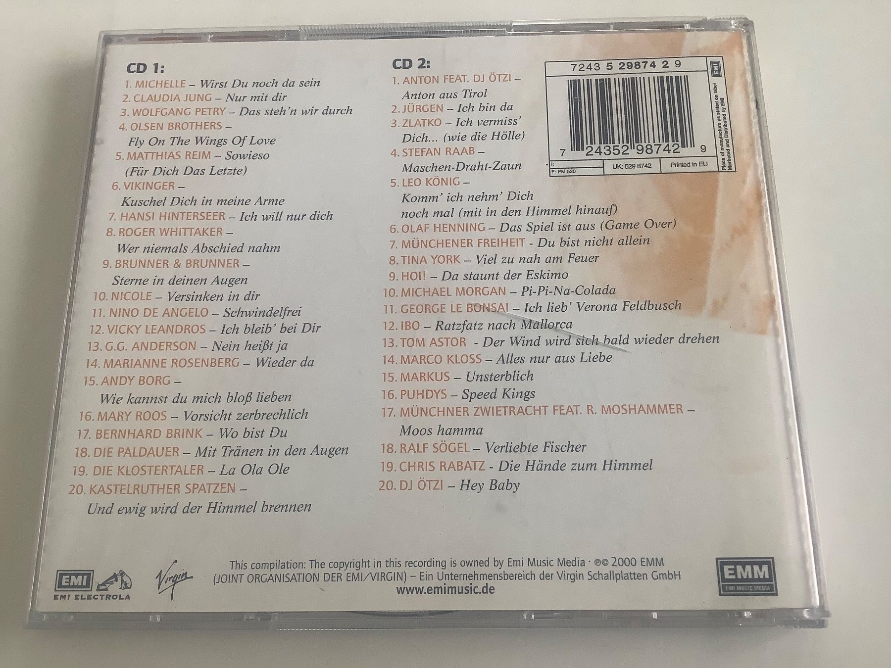 CDs: Schlager 2000 / 2 CDs – Gebraucht aus Dübendorf von Shreck 1