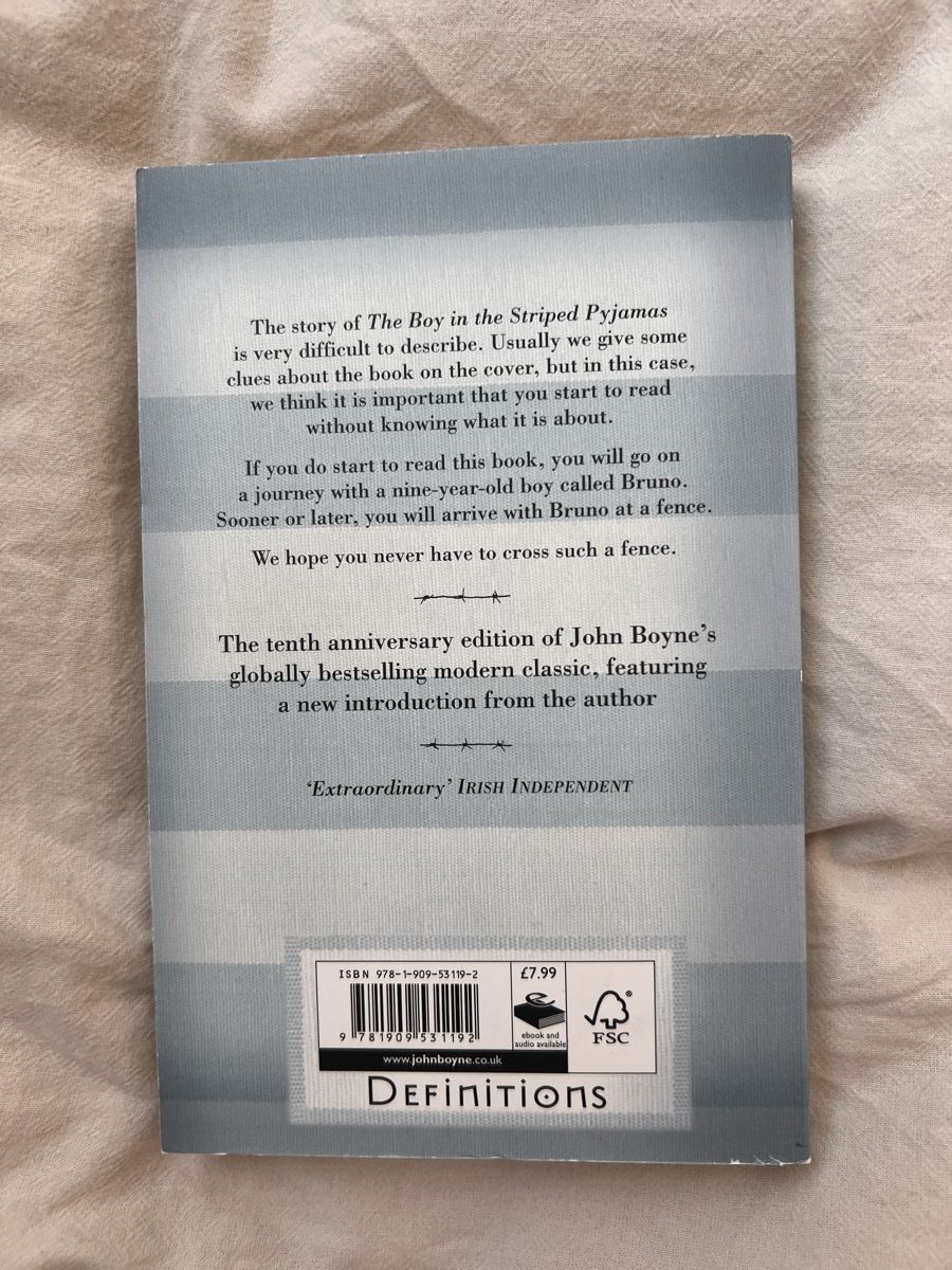 Libri: The boy in the striped pyjamas  – Nuovo (secondo la descrizione) da Les Avanchets venduto da mar_xw5b 1