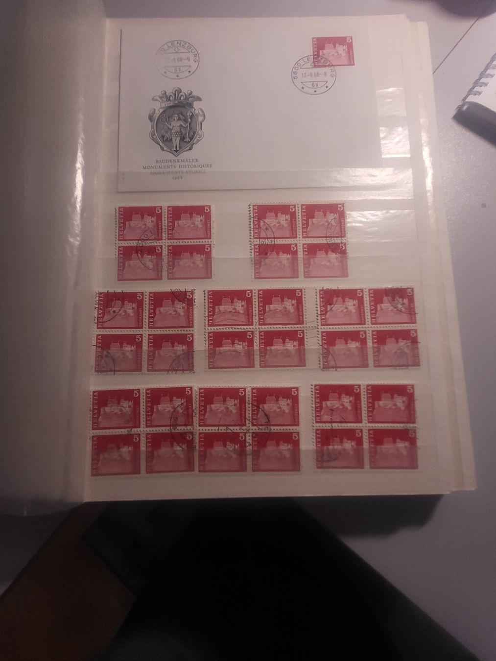 Tutti i francobolli: Briefmarken-Sammlung Schweiz, – Usato da zollbrück venduto da tulteim 7