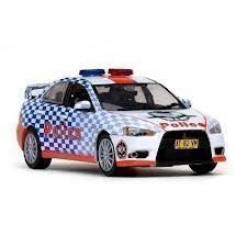Mitsubishi Modellini d'auto: Mitsubishi Lancer Evolution X 2009-2016 "Police Australien – Nuovo e nell'imballaggio originale da Gerlafingen venduto da espero88 4