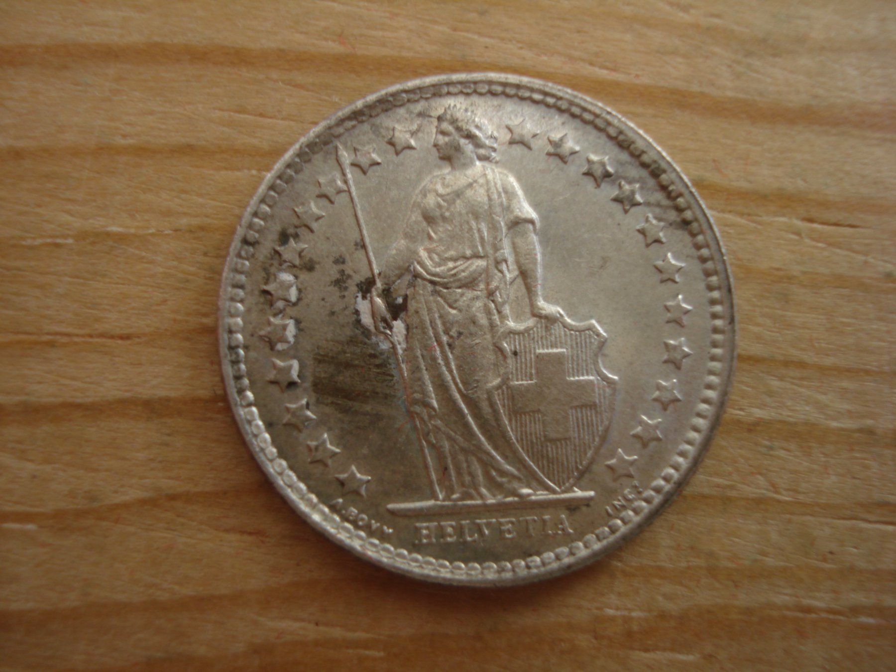 Alle Münzen: (S1)      1/2 Franken 1959 UNZ – Gebraucht aus Erlach von Net-Coins 1