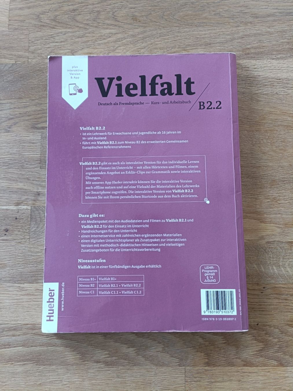 Libri: Deutschbuch "Vielfalt B2.2" – Usato da Bern venduto da carlota_dino 1