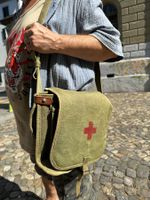 Militärtasche Sanitäter Vintage Umhängetasche