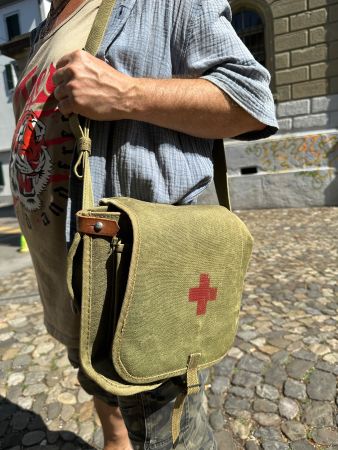 Militärtasche Sanitäter Vintage Umhängetasche