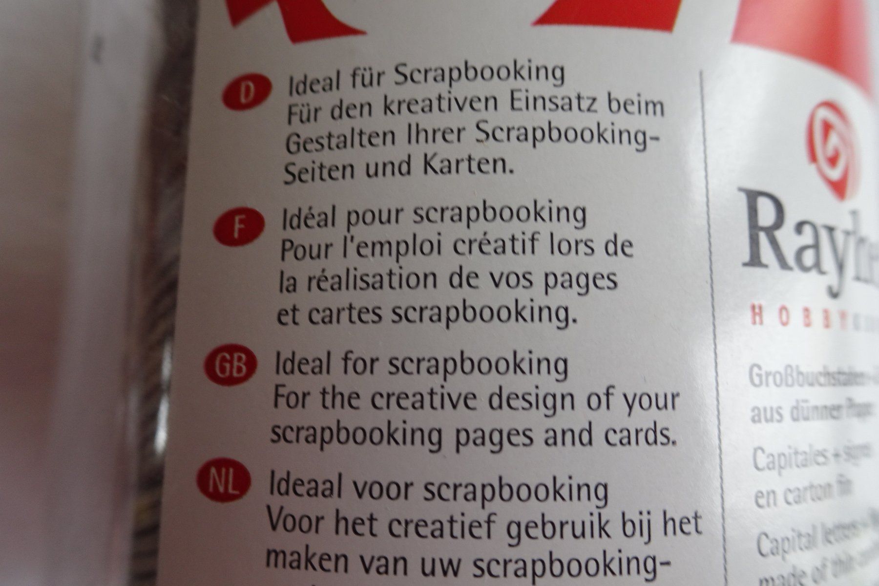 Rayher Kit bricolage: Rayher Karton Buchstaben zum Basteln – Usato da Strengelbach venduto da schmetterling20 2