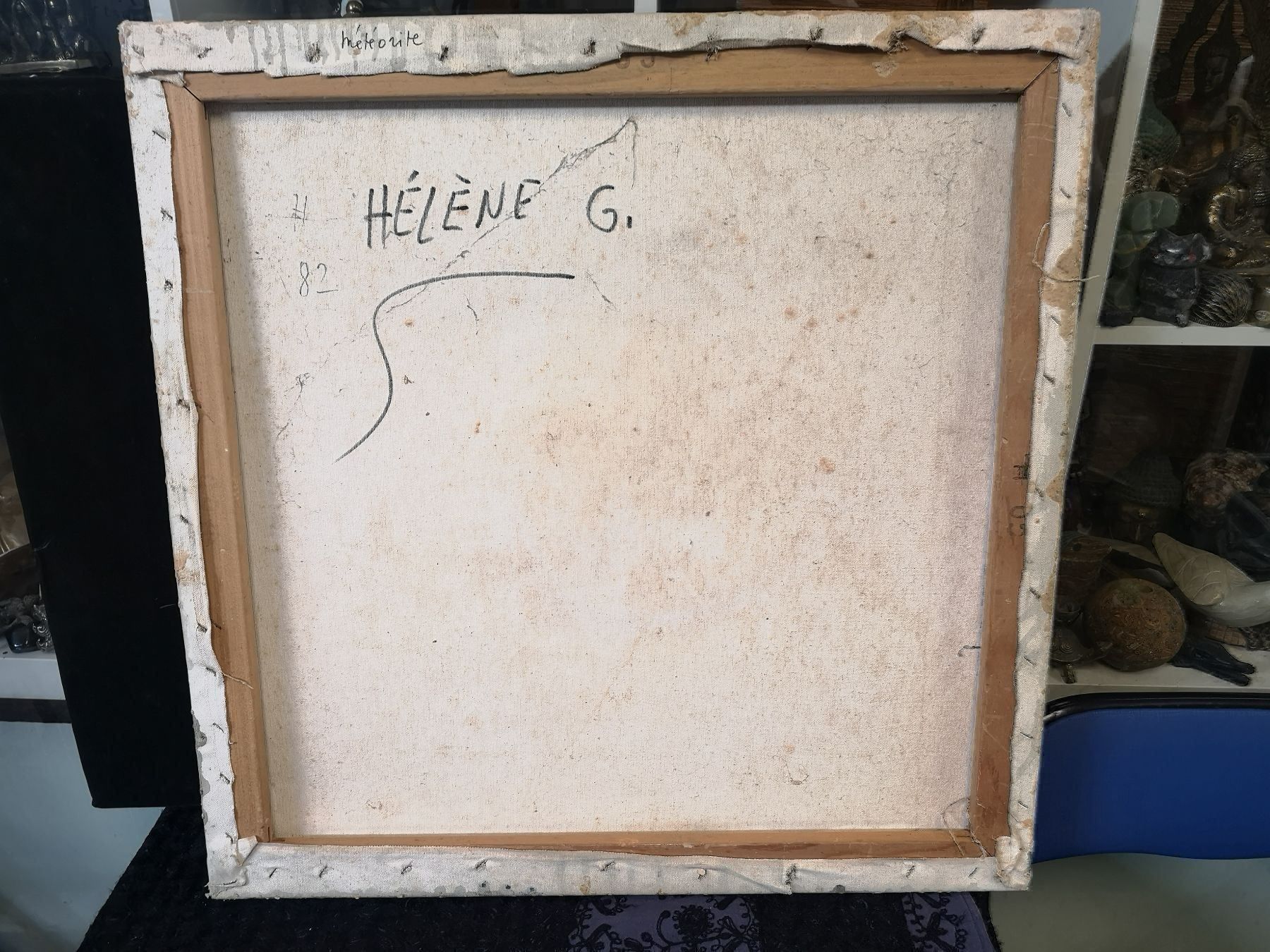 Gemälde: TECHNIQUE MIXTE "MÉTÉORITE" – Gebraucht aus Genève von Qanil77 6