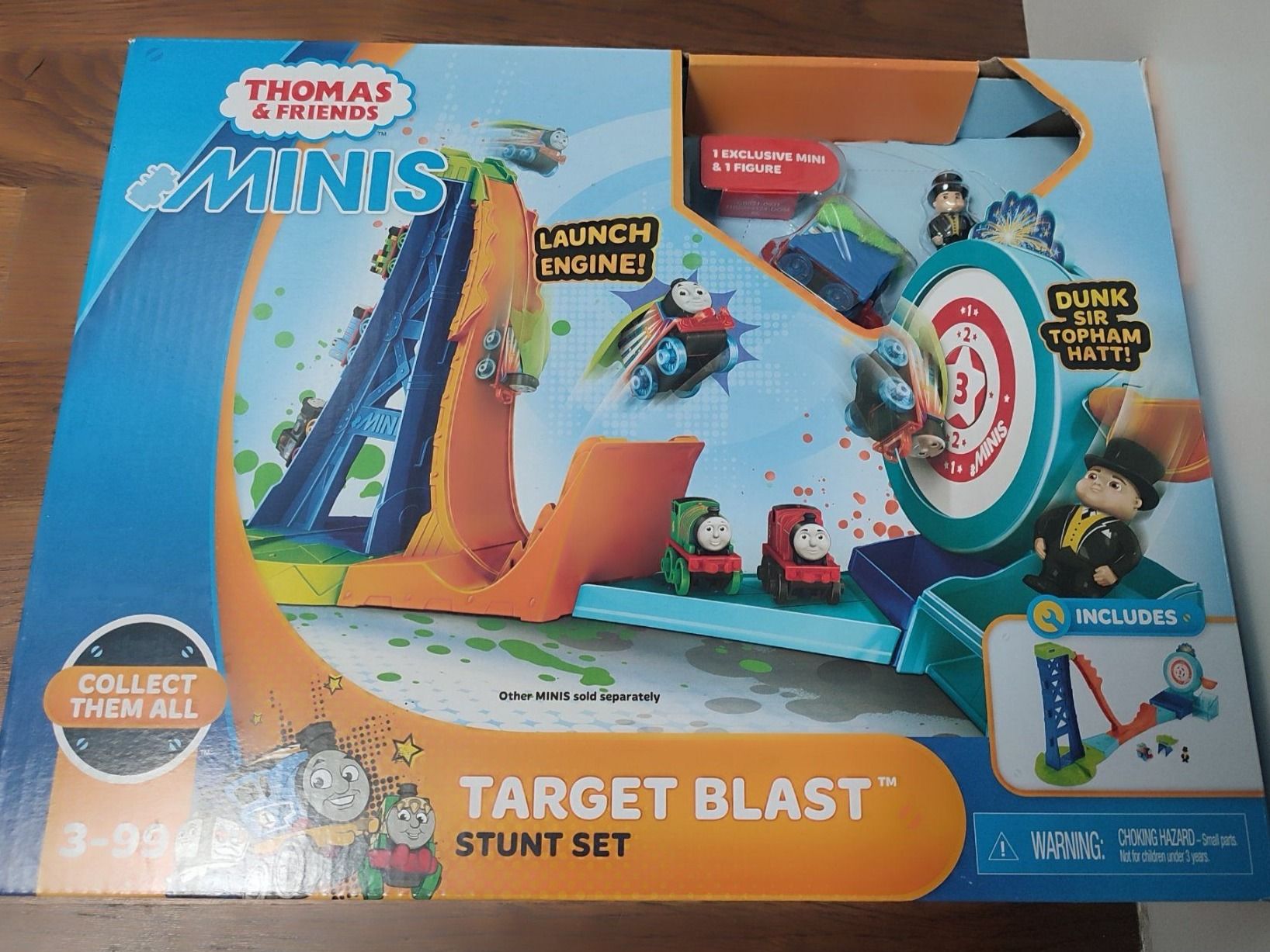 Fisher-Price Giocattoli: Thomas & Friends Minis Target Blast - Stunt Set – Nuovo (secondo la descrizione) da Lugano venduto da Pocketpixel