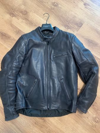 Revi’t Rino Motorrad Lederjacke (Schwarz,48)