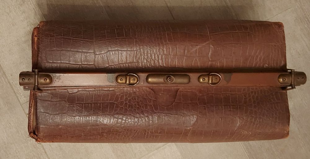 Sac Médecin Vintage Sans Marque Fabriqué En France Très Bon état