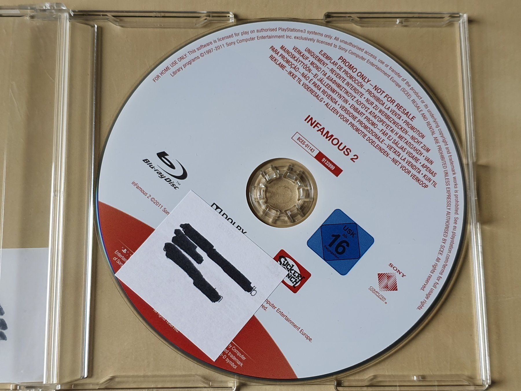 Sony Giochi: Infamous 2 Promo – Usato da Stansstad venduto da collectorsshop