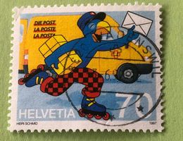 CH Briefmarken mit Gestempelt   