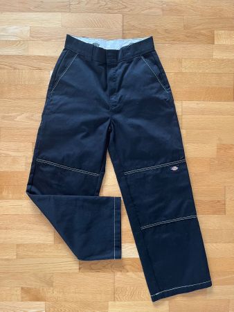 Dickies Jeans Hose Schwarz Grösse 27 Double Knee Skate Neu