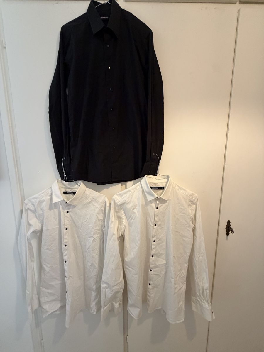 Karl Lagerfeld Kleiderpakete: Set di 3 Camicie Karl Lagerfeld – Gebraucht aus Lugano von can_xdd8