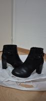 Bottines noires à talons(8cm), taille 39