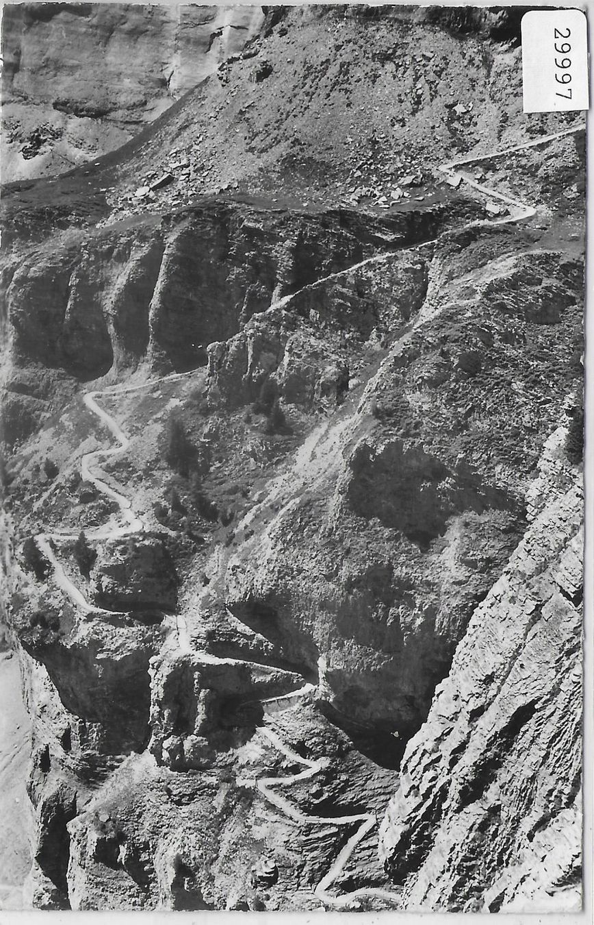 Cartoline postali: Gemmipass Leukerbad-Kandersteg – Usato da Ettingen venduto da Kartenplanet