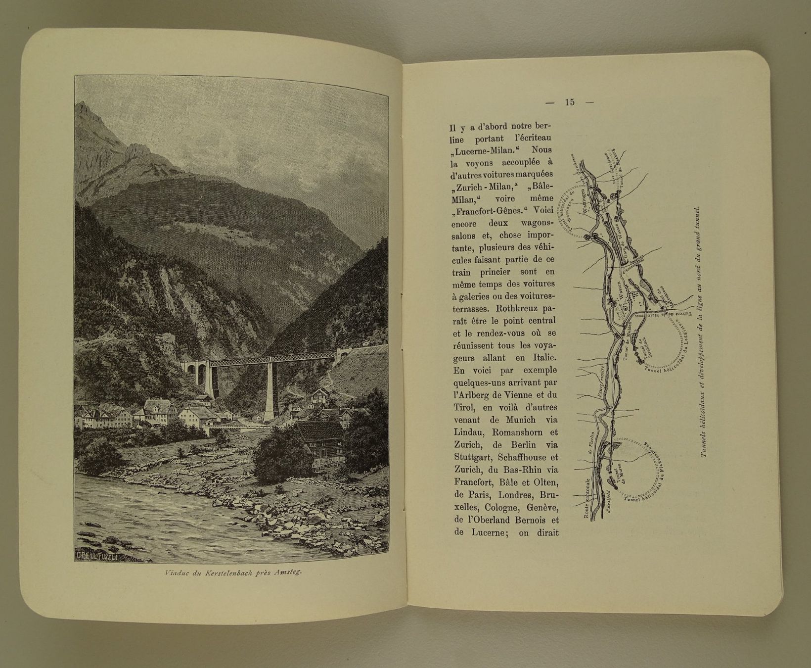 Libri: CHEMIN DE FER DE GOTHARD, GOTTHARD – Usato da Grüningen venduto da Kartensammler 3