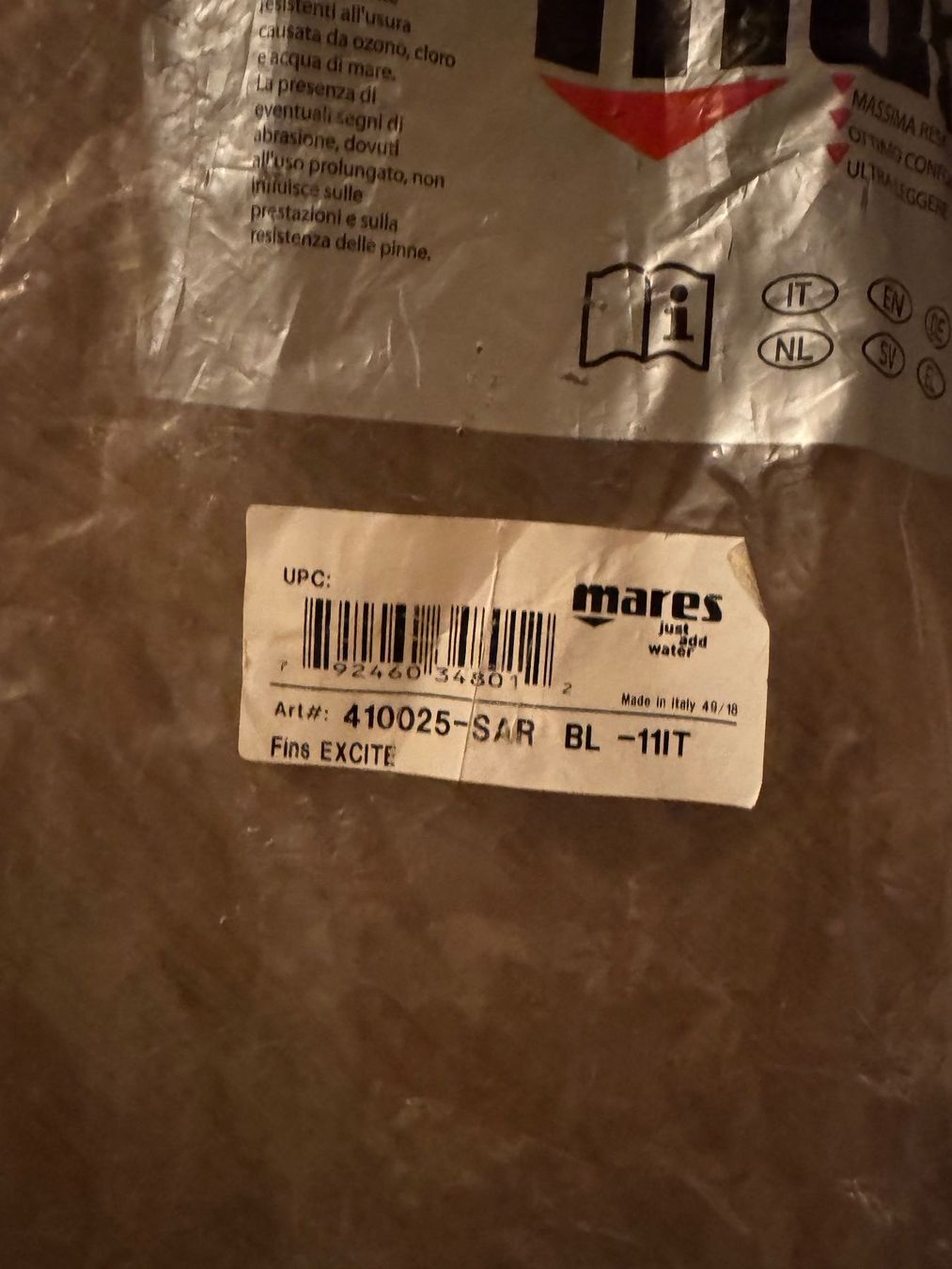 Mares Pinne, Maschere & Boccagli: Mares Excite R Tauchflossen – Usato da Kehrsatz venduto da Cheryl04 2