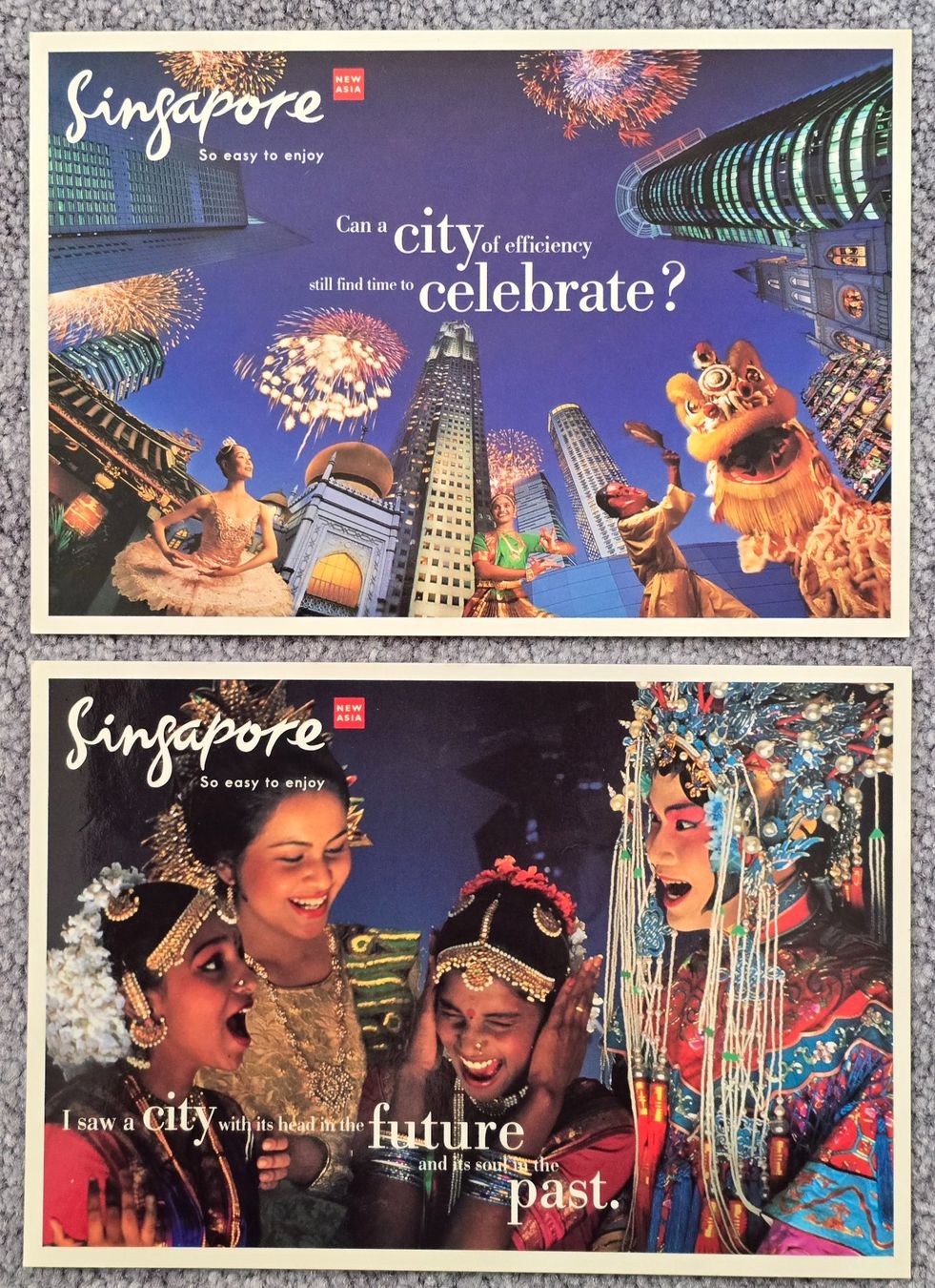 Cartoline postali: Millennium AKs SINGAPUR,  ungelaufen 1999 – Nuovo (secondo la descrizione) da Rheinau venduto da MakalekaAloha 3