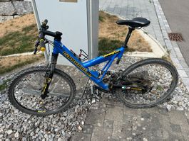 Mountainbike Cannondale Super V500 blau gebraucht