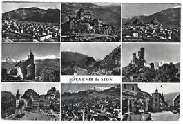 AK Sion, 9 Ansichten 1961